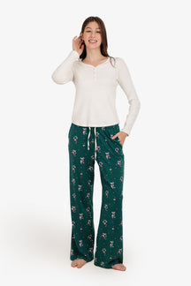 Wide-Neck Pyjama Set