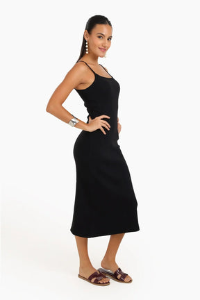 Ribbed Midi Dress