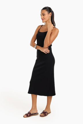 Ribbed Midi Dress