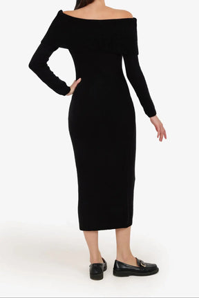 Off Shoulder Midi Dress