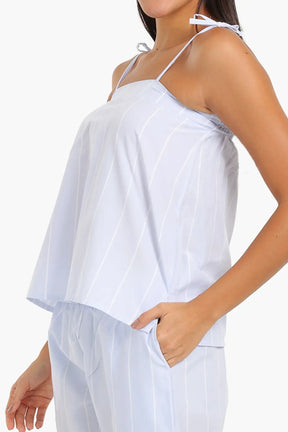 Striped Strappy Pyjama Set
