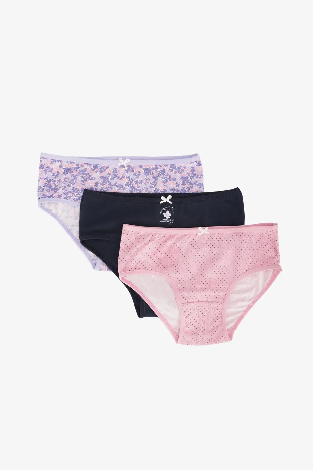 Pack of 3 Colored Brief Panties