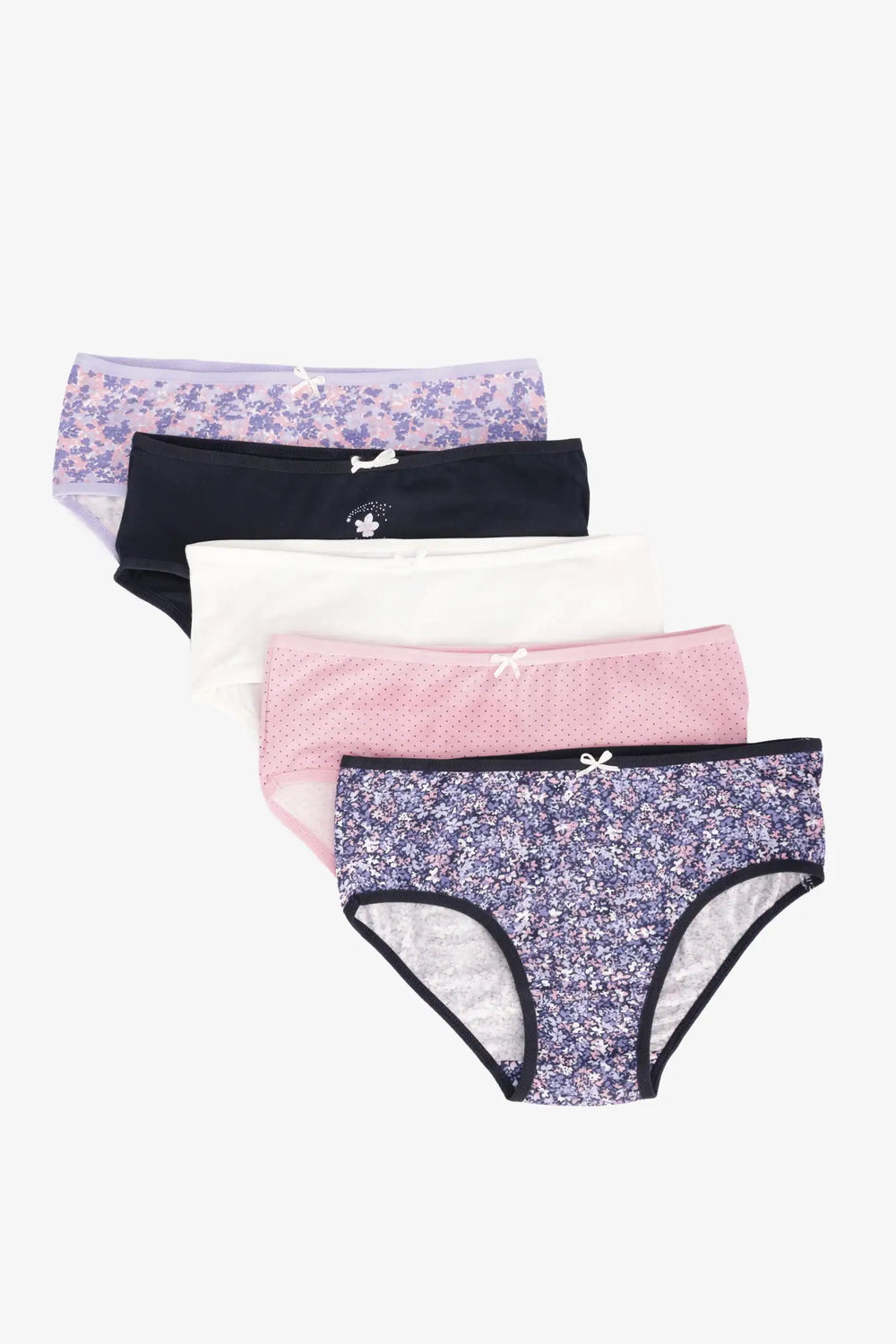 Pack of 5 Colored Brief Panties