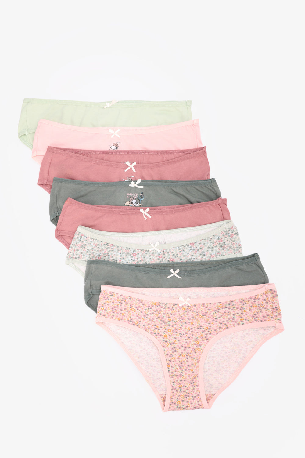 Pack of 10 Colored Bikini Panties