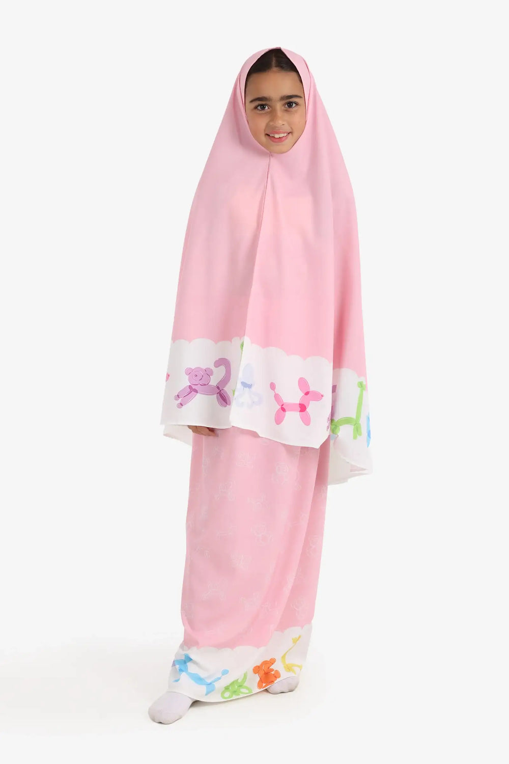 Girly Prayer Set with Print Trim