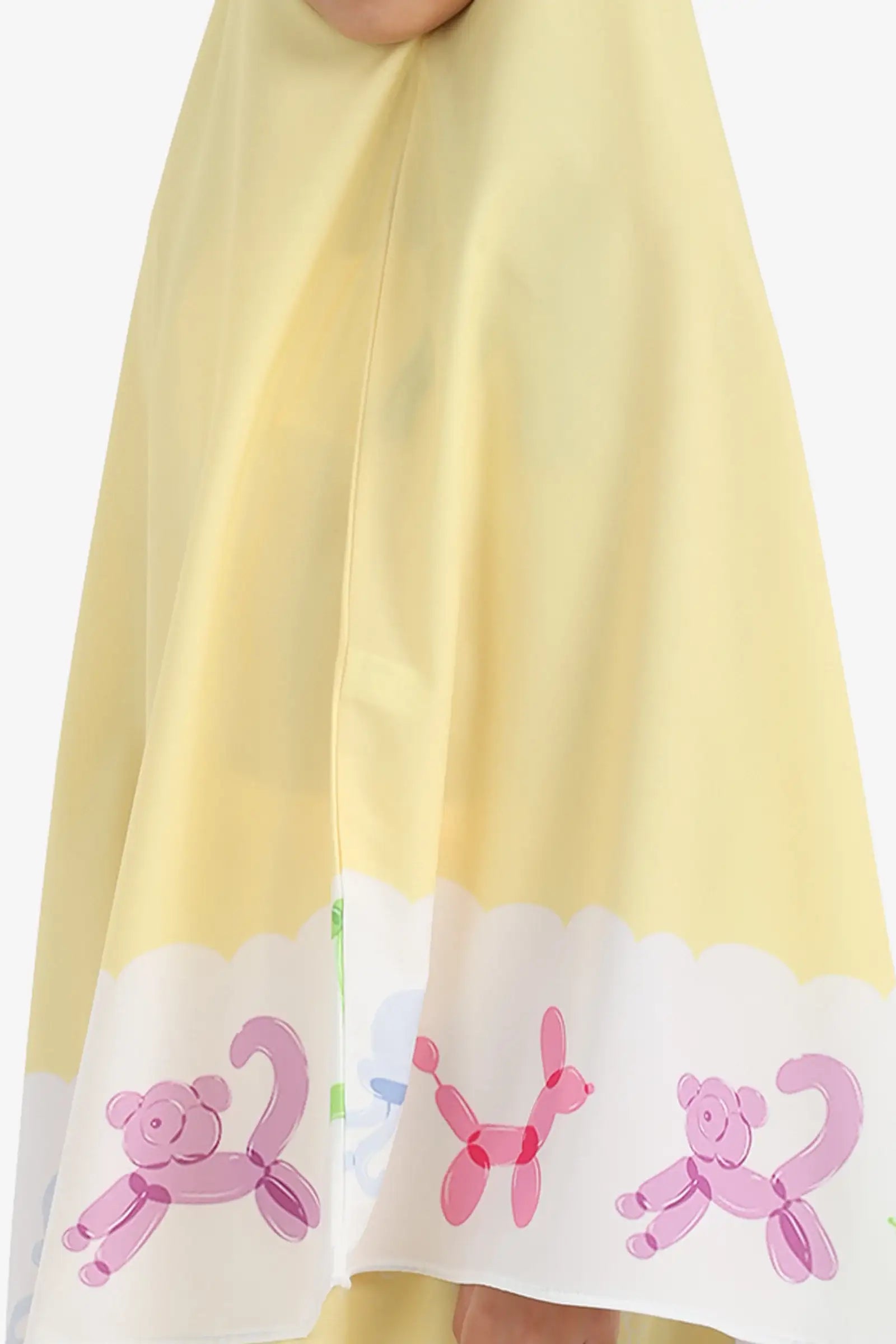 طقم صلاة بناتي بطباعة على الأطراف