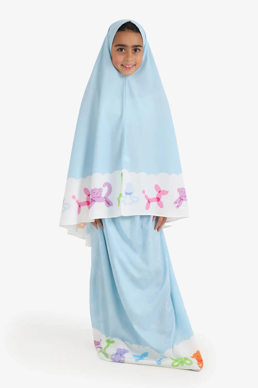 Girly Prayer Set with Print Trim