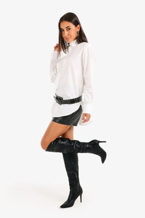 High-Low Relaxed Shirt