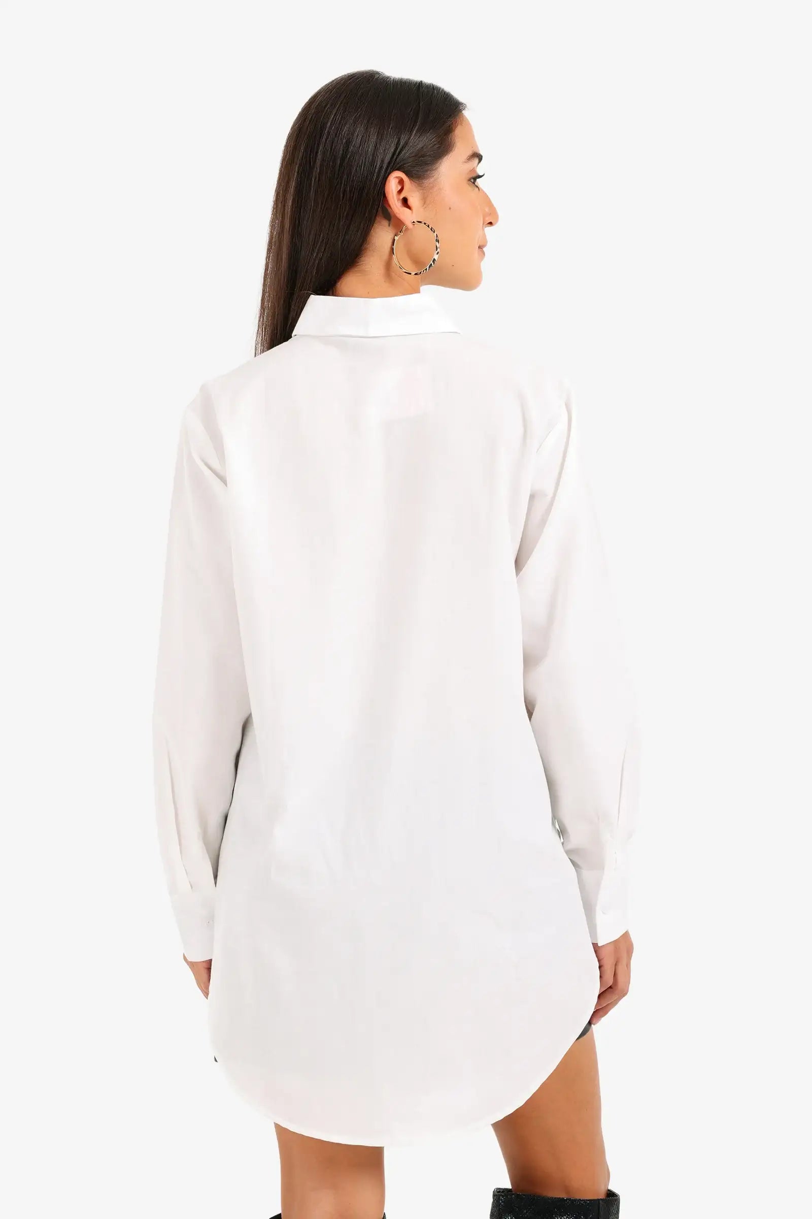 High-Low Relaxed Shirt