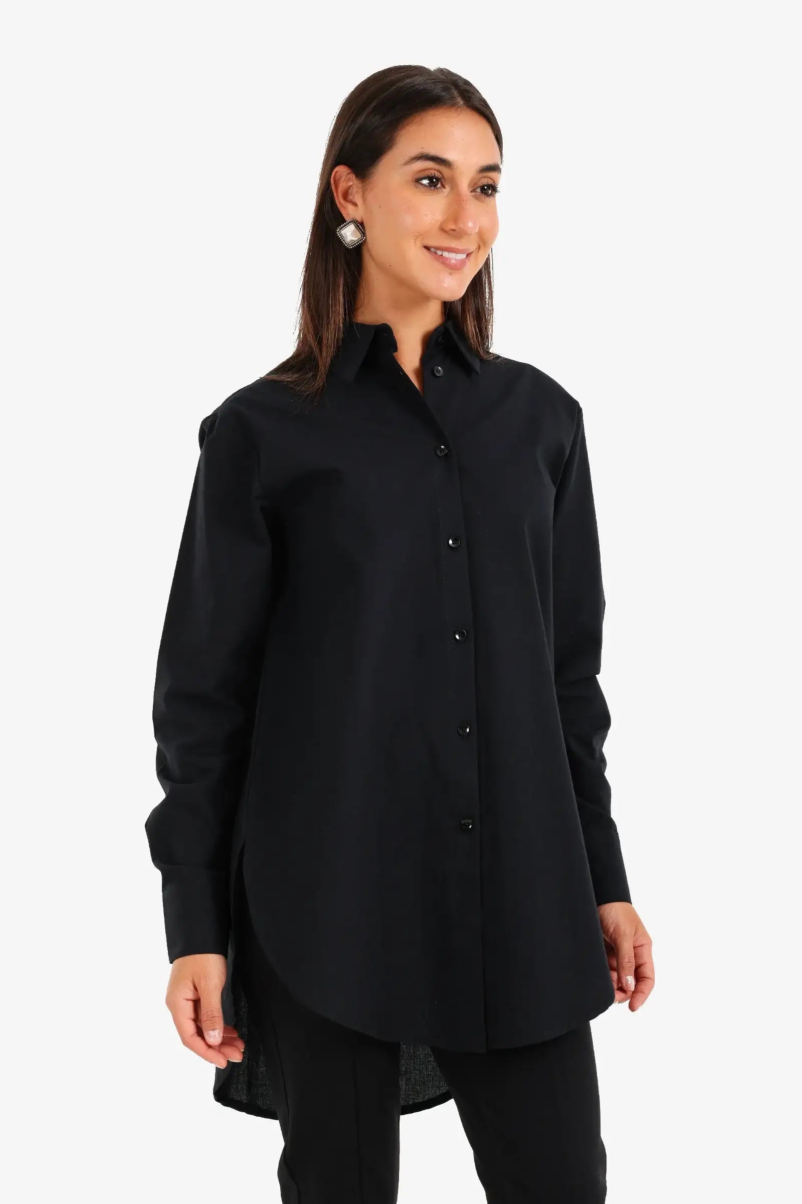 High-Low Relaxed Shirt