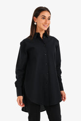 High-Low Relaxed Shirt