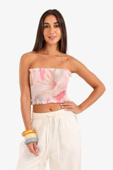 Cropped beach BandeauTop