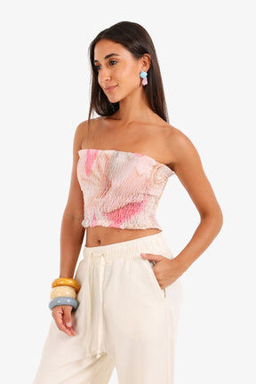 Cropped beach BandeauTop