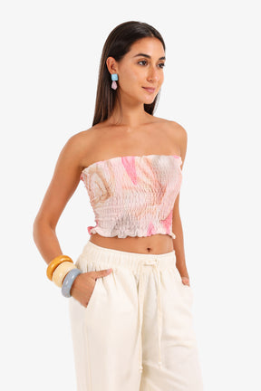 Cropped beach BandeauTop