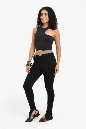 Zip-Hem Leggings