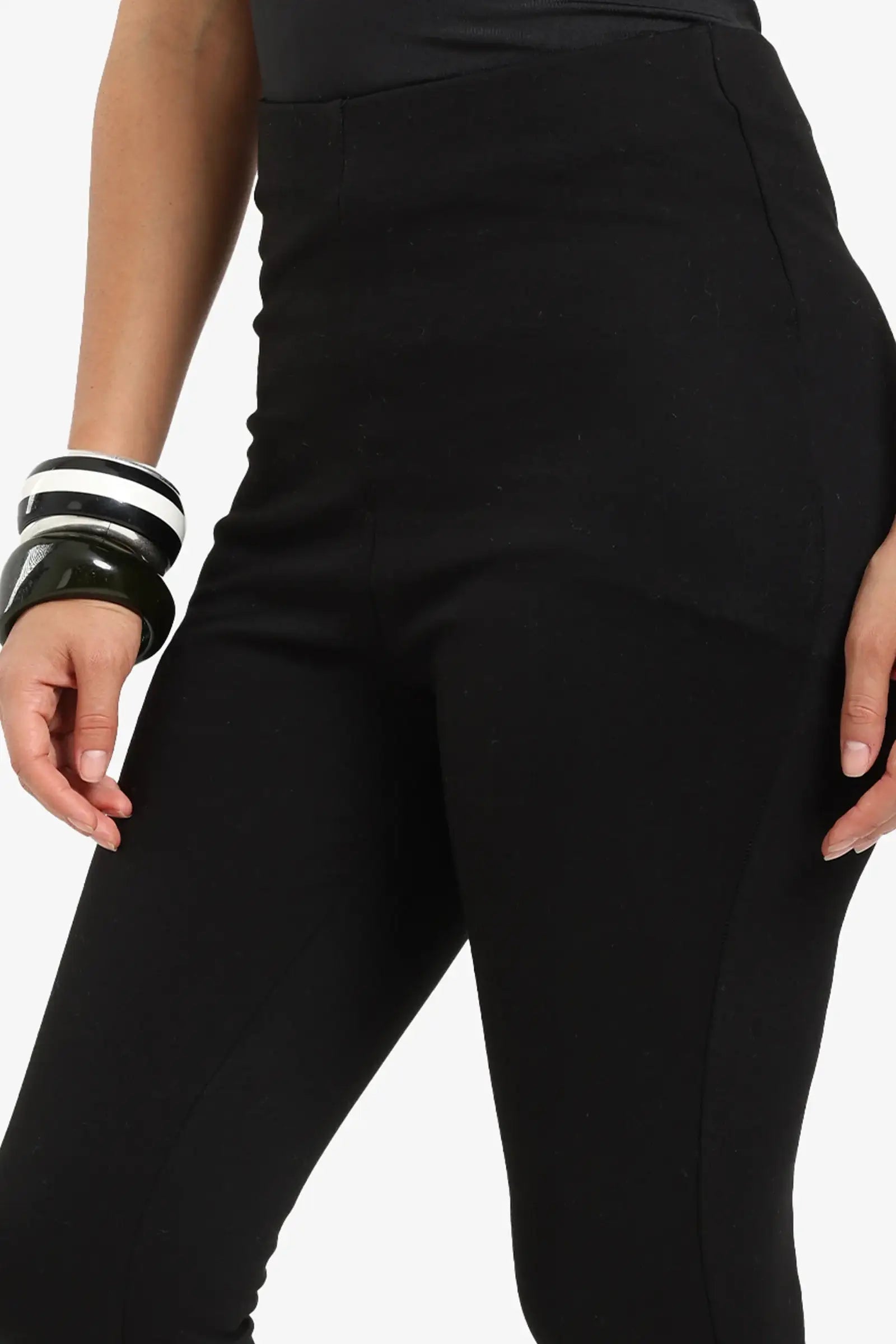 Zip-Hem Leggings