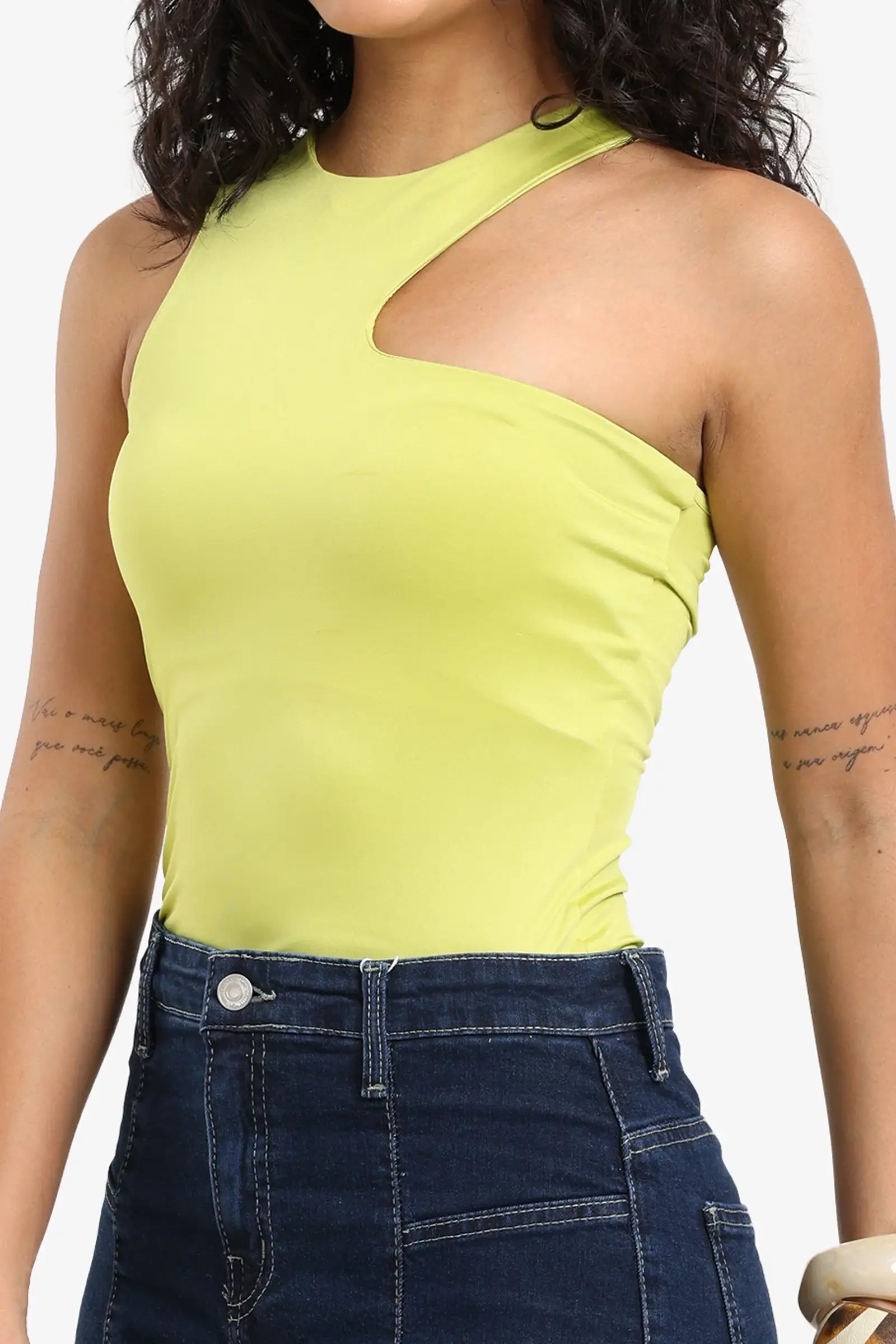 Asymmetrical Neck Top