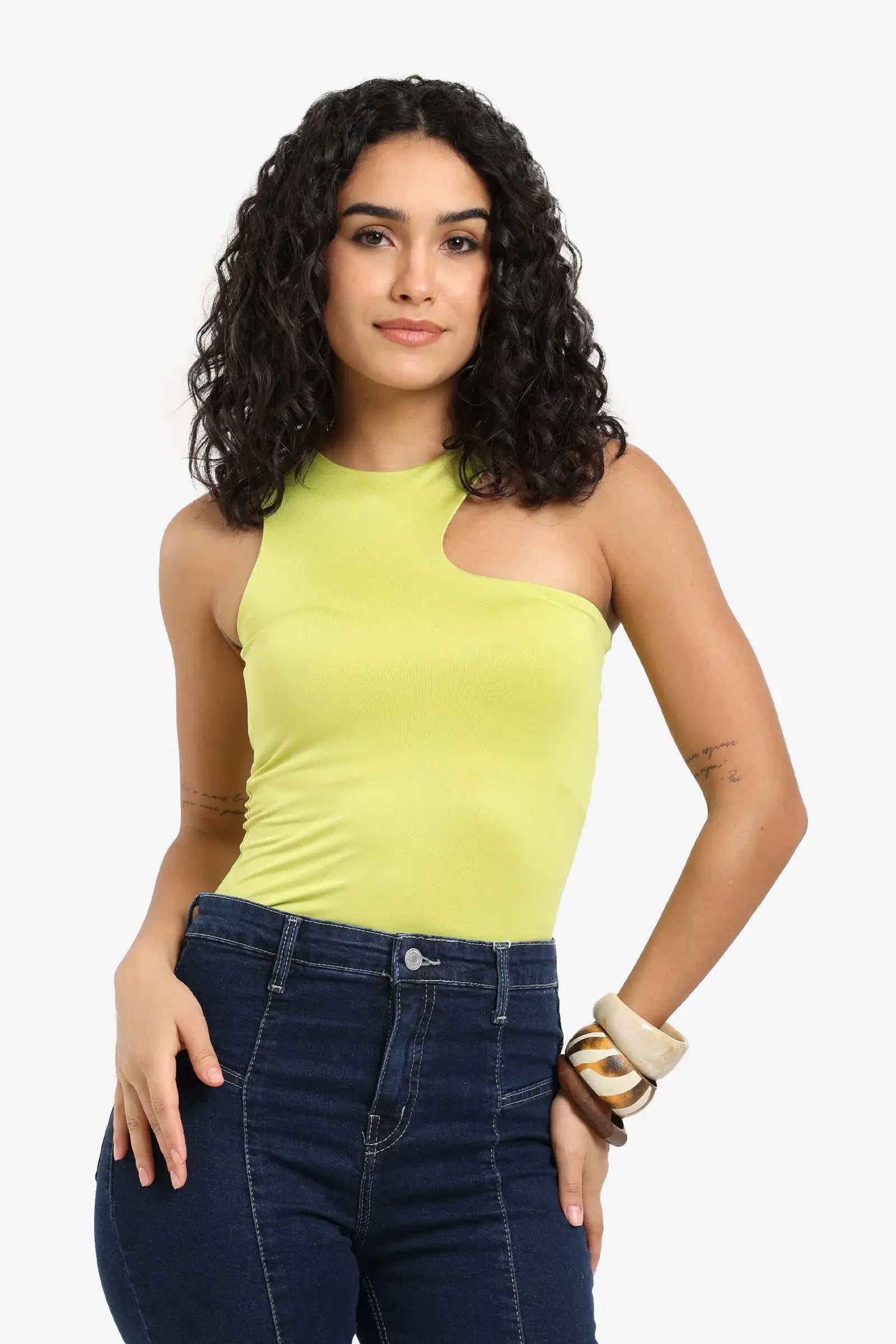 Asymmetrical Neck Top