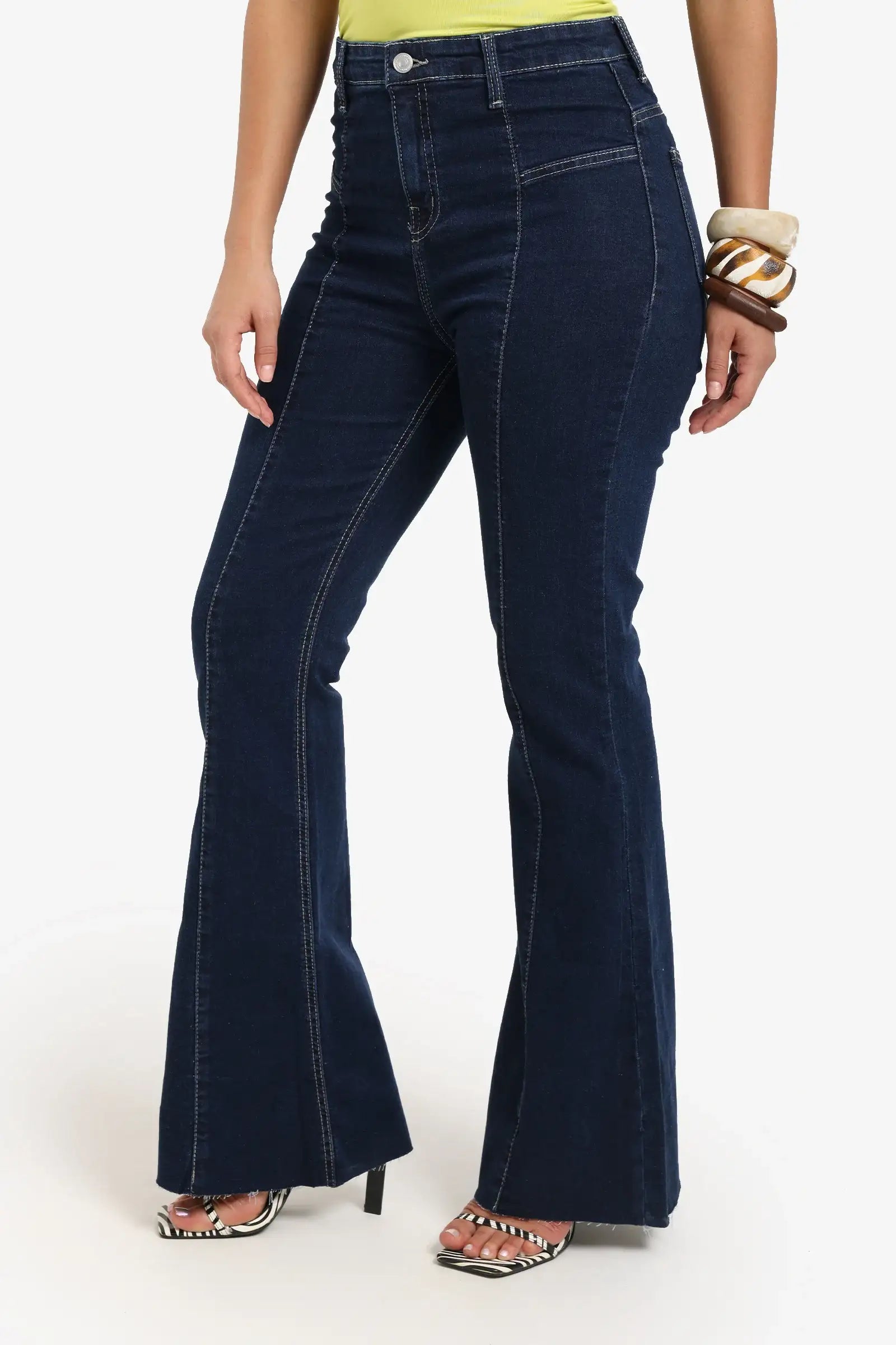 High Rise Flare Jeans