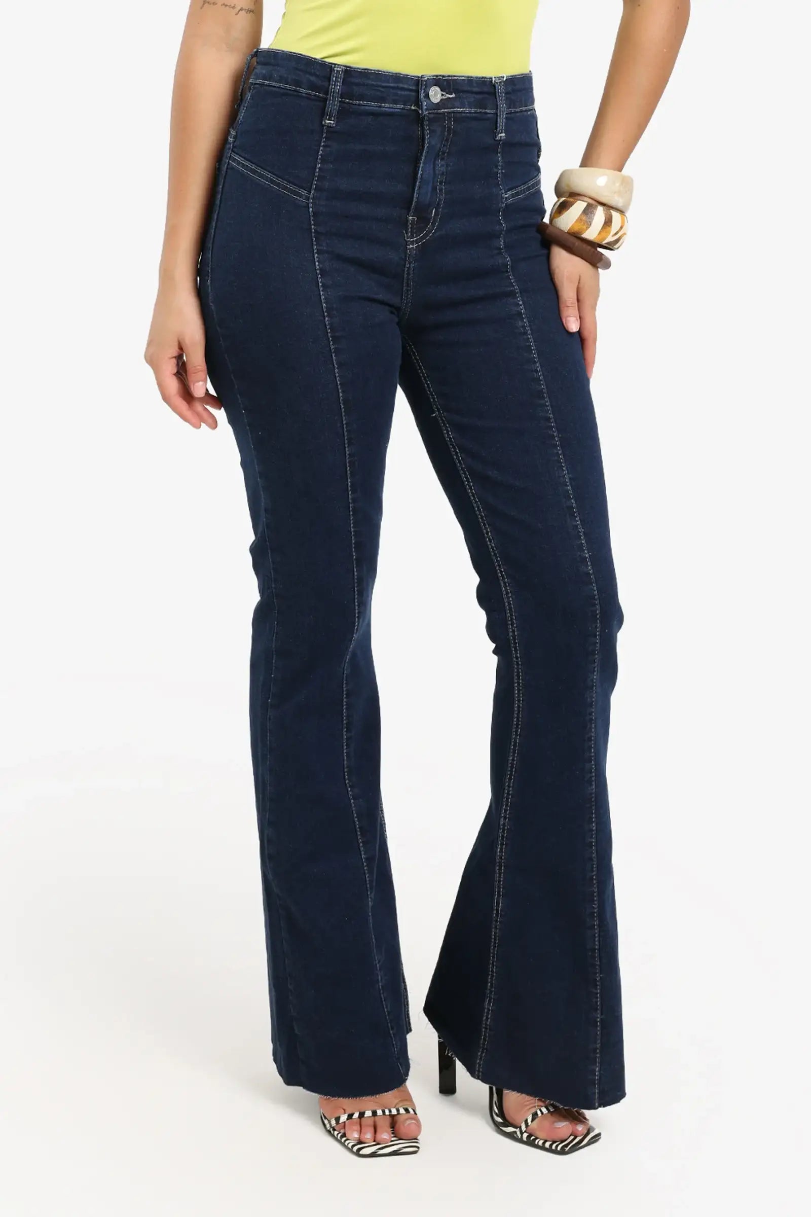 High Rise Flare Jeans