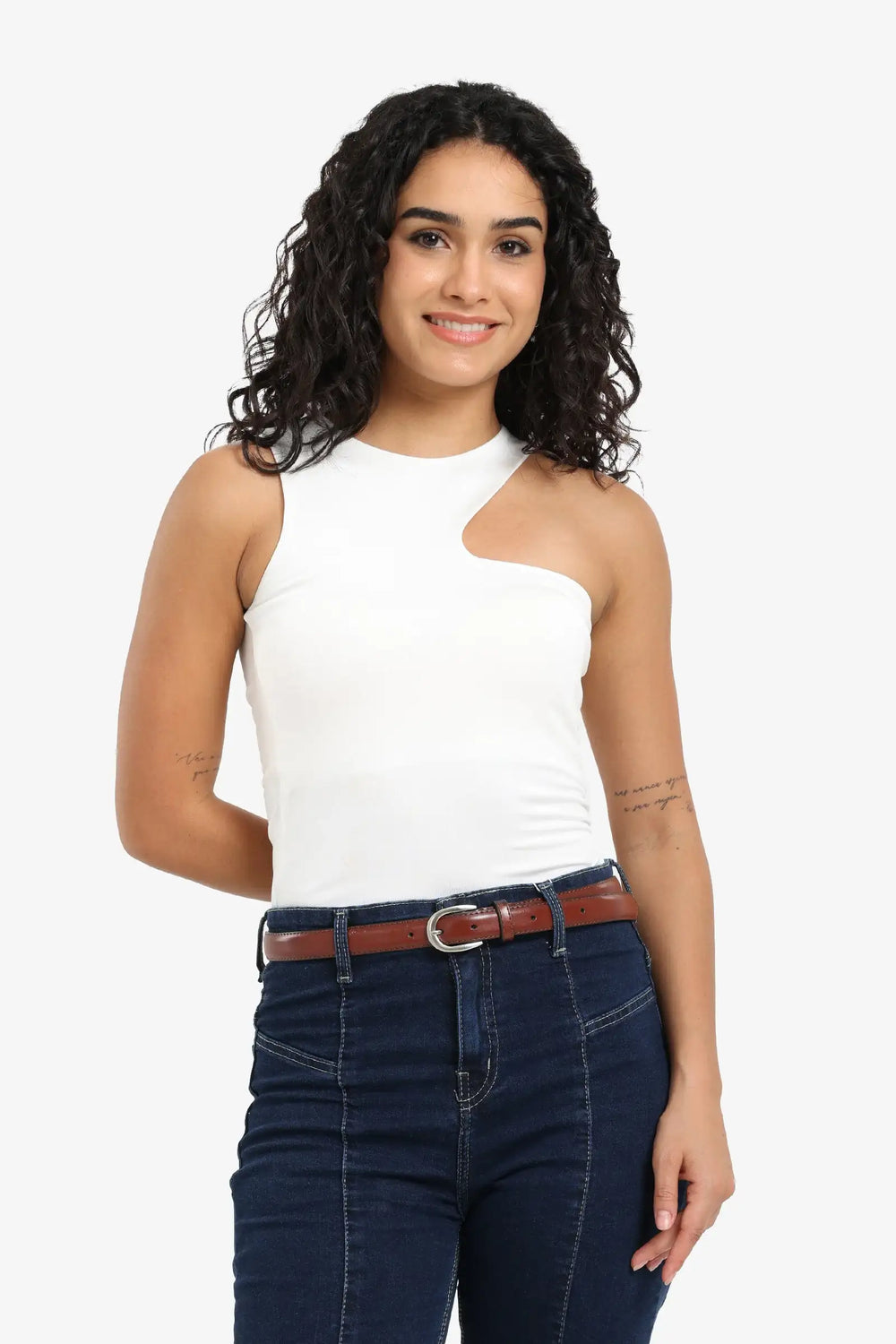 Asymmetrical Neck Top