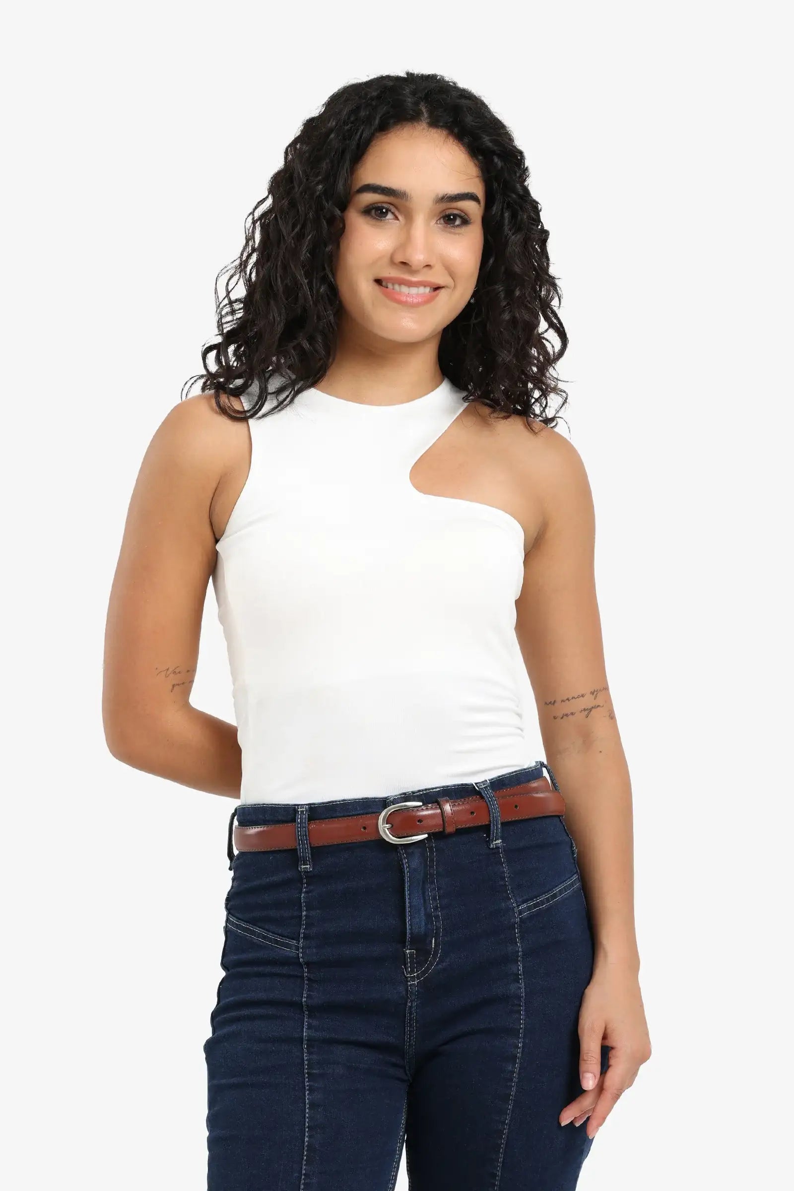 Asymmetrical Neck Top