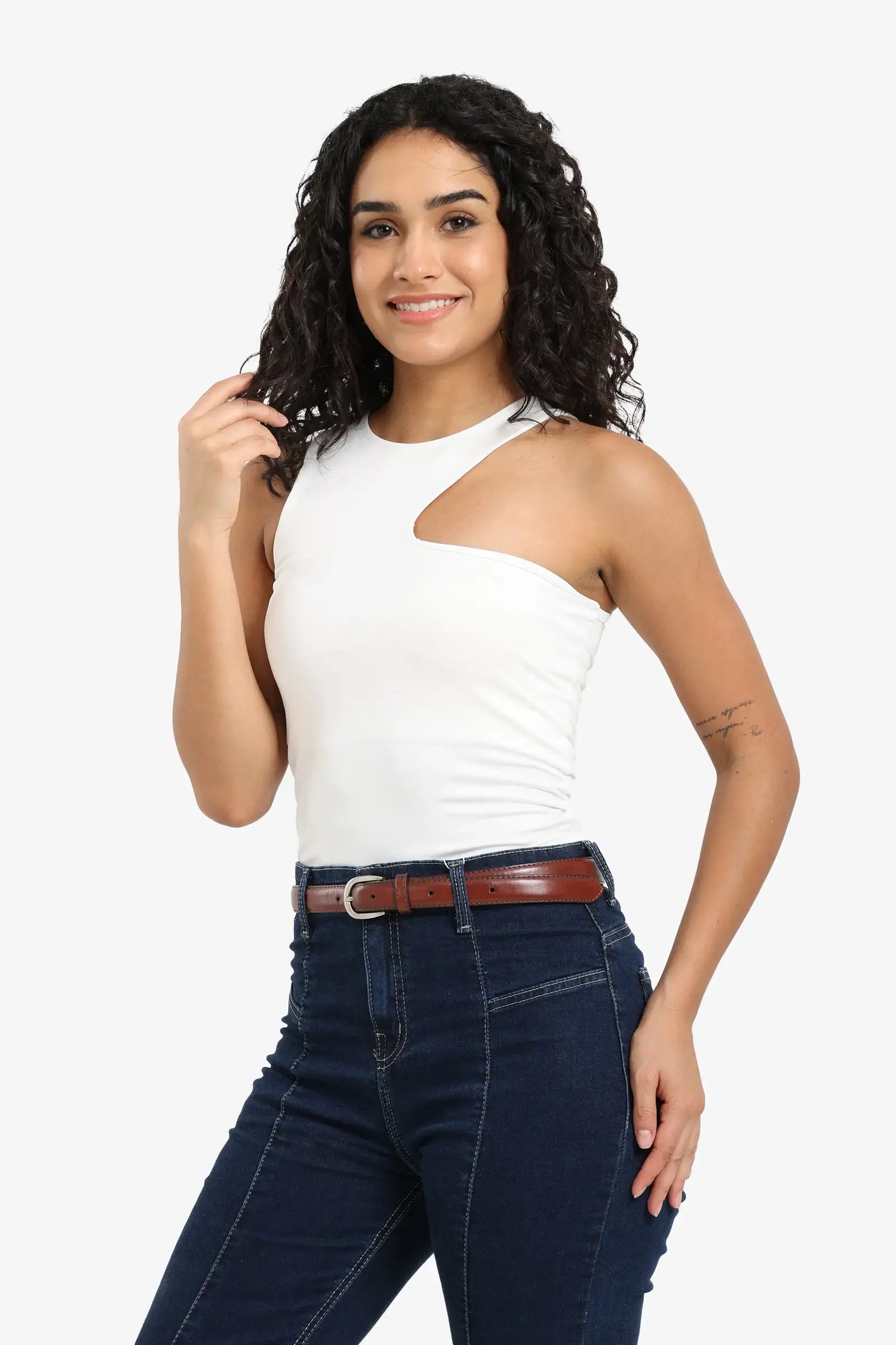 Asymmetrical Neck Top