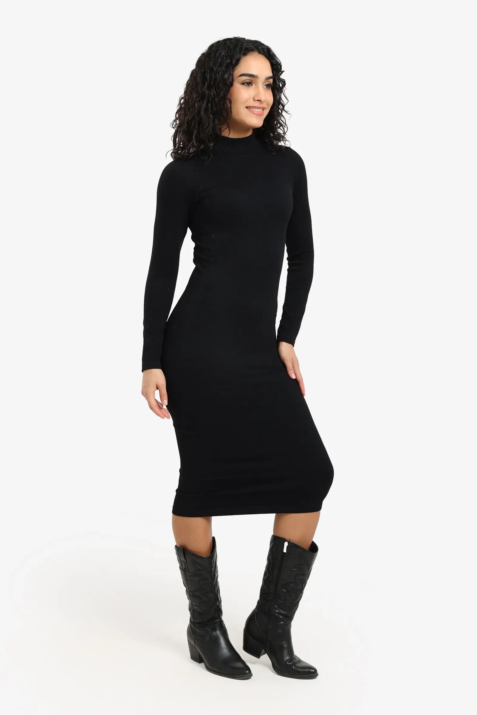 Ribbed Slim Fit Midi Dress | | Carina Wear – Carina
