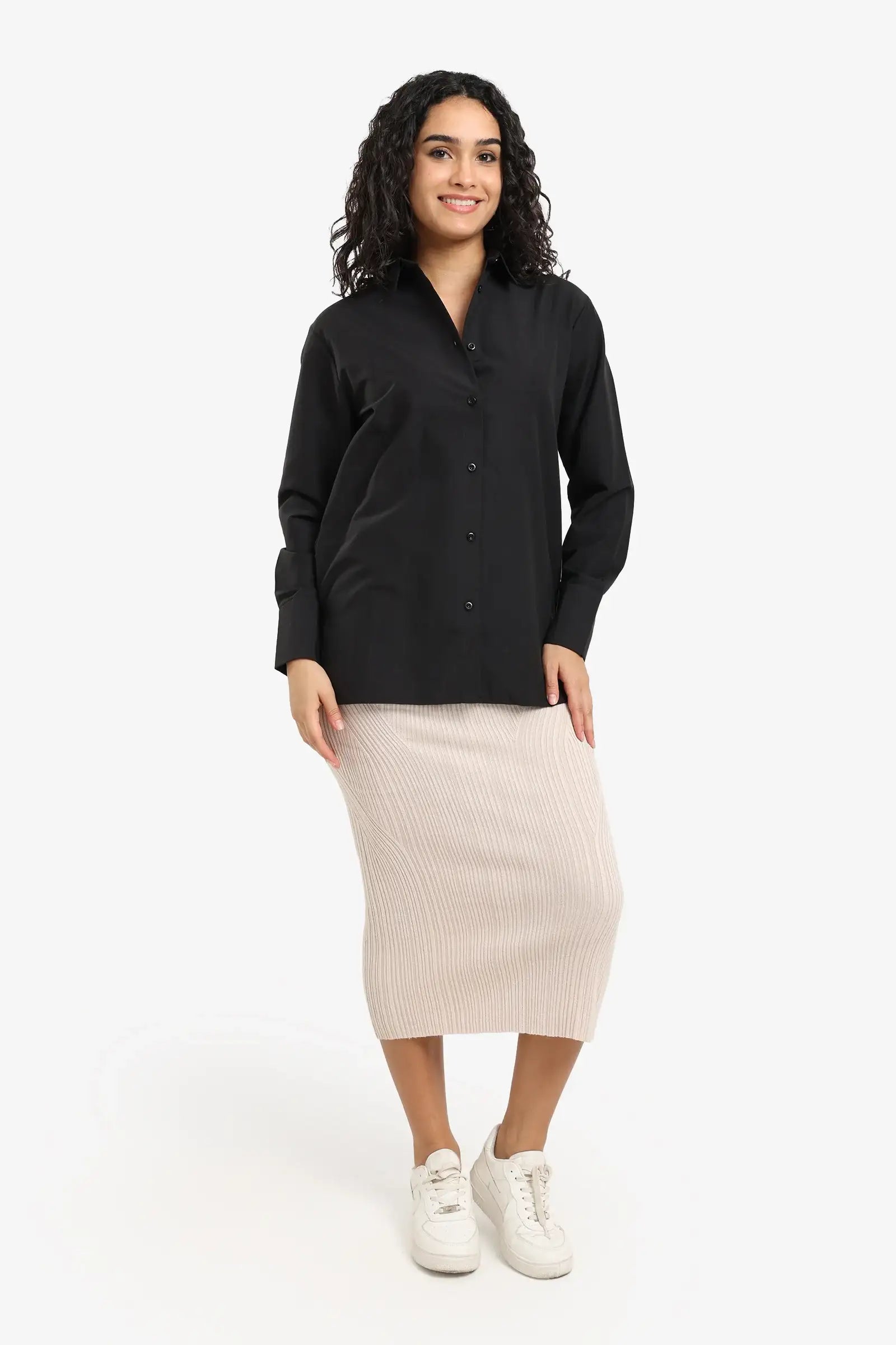 Classic Collar Relaxed Shirt | | Carina Wear – Carina - كارينا