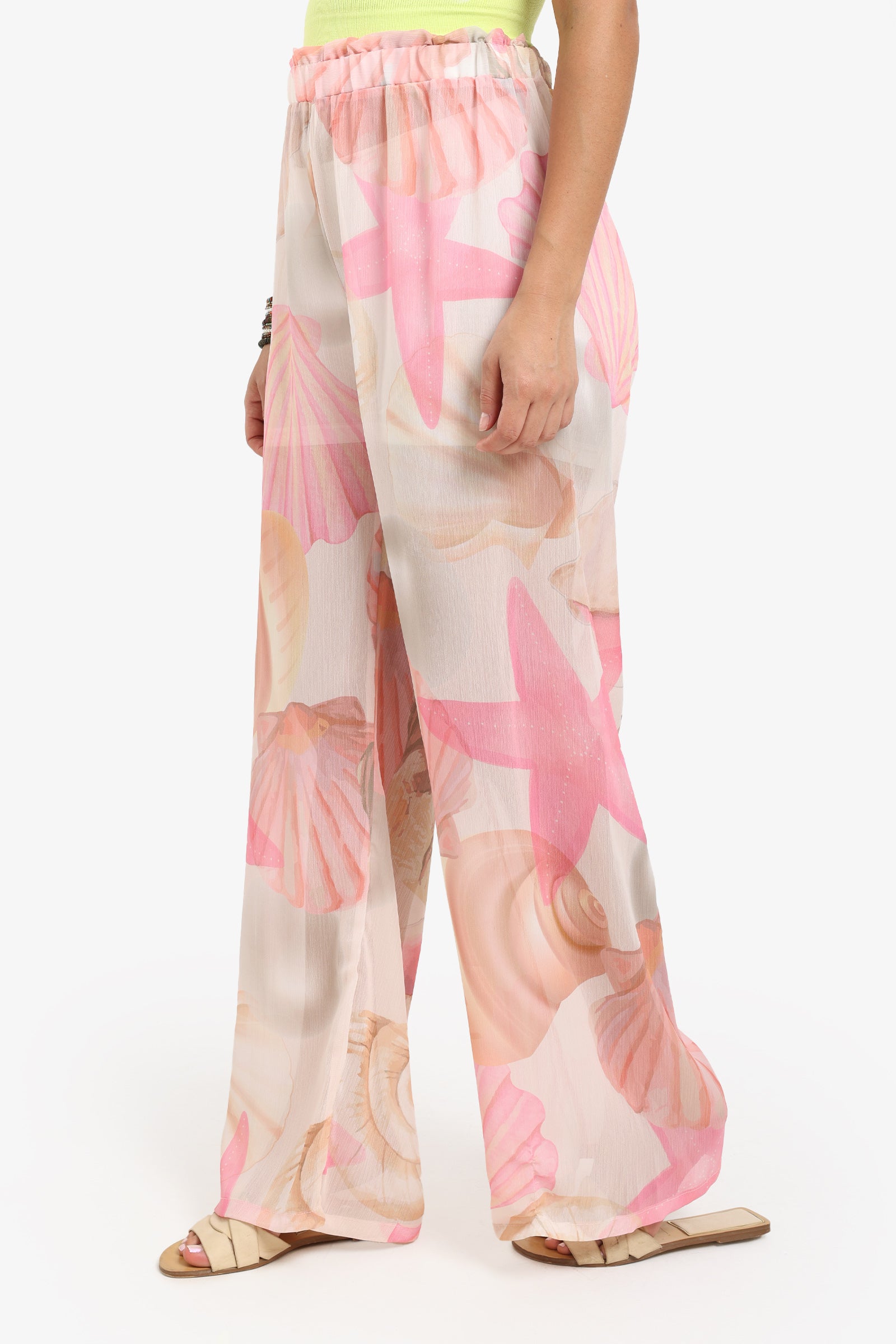 Seashell Chiffon Beach Pants