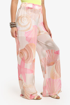 Seashell Chiffon Beach Pants