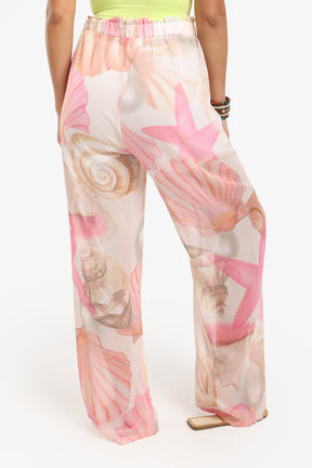 Seashell Chiffon Beach Pants
