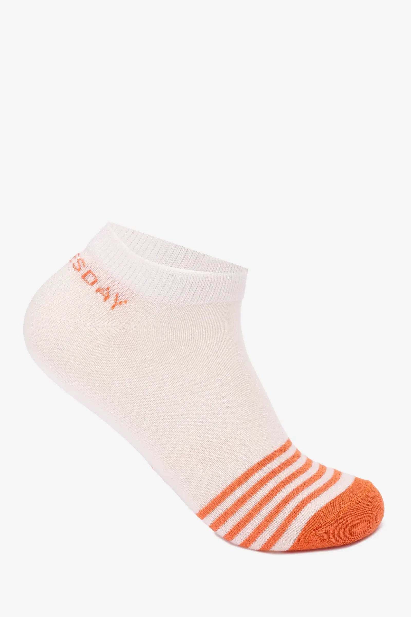 Striped Ankle Socks - 7 Pairs