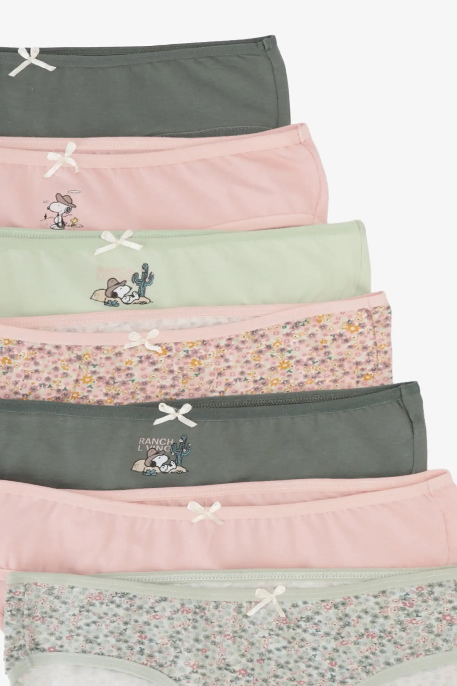 Pack of 7 Colored Bikini Panties
