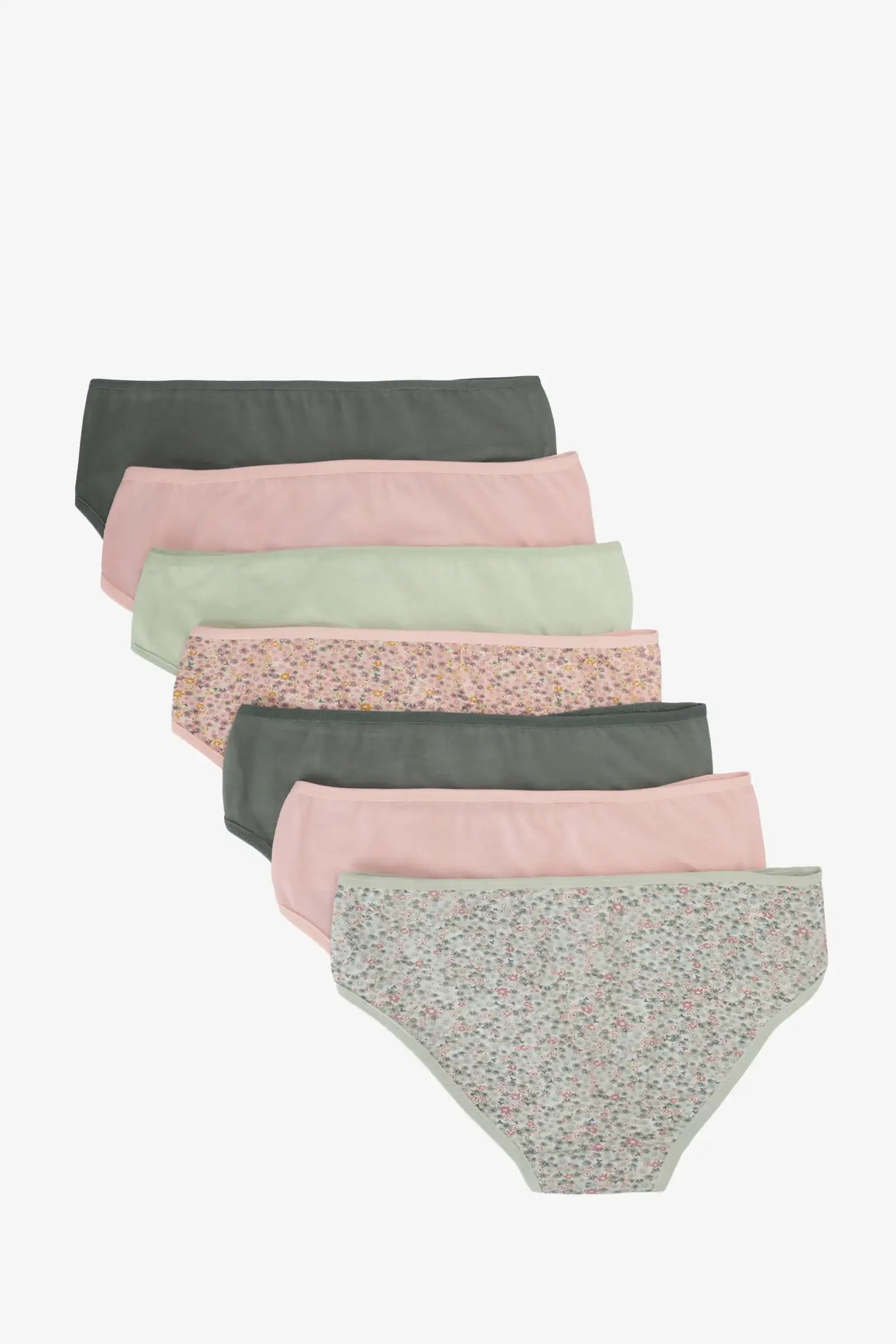 Pack of 7 Colored Bikini Panties