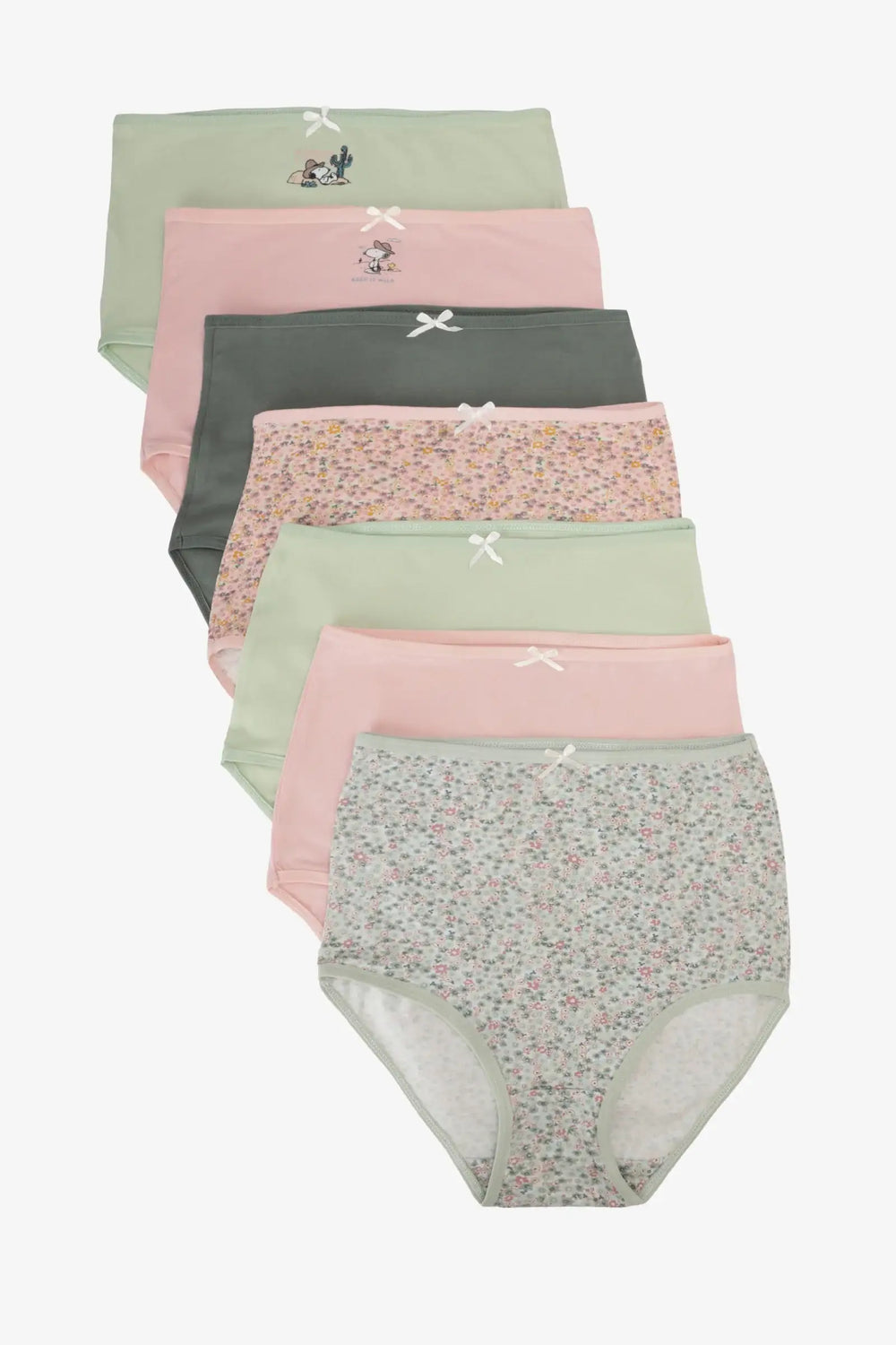Pack of 7 Colored Full Brief Panties