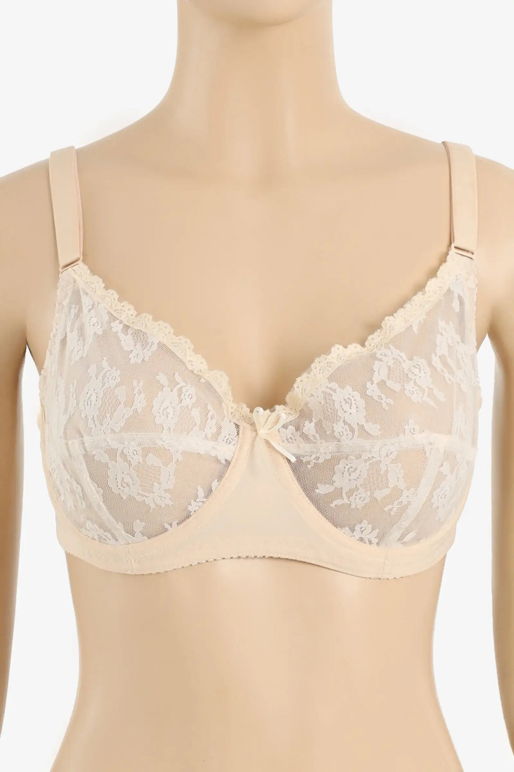 Lace Detailed Minimizer Bra