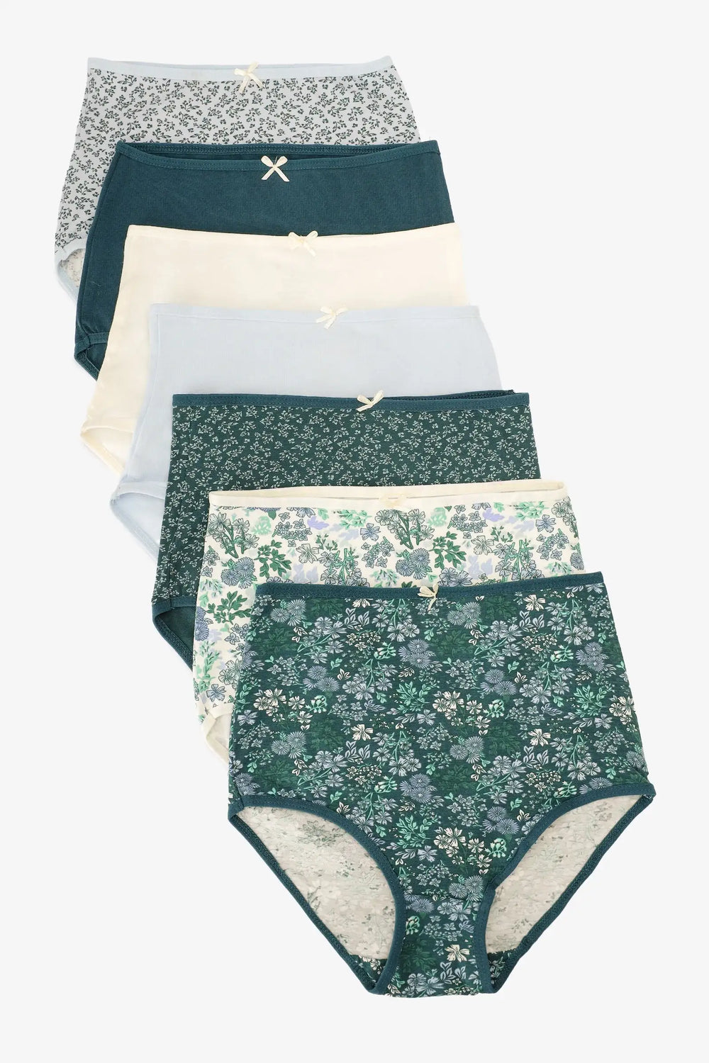 Pack of 7 Colored Full Brief Panties