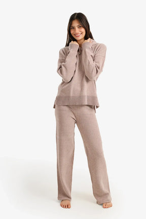 Hooded Knit Pyjama Set