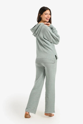 Hooded Knit Pyjama Set
