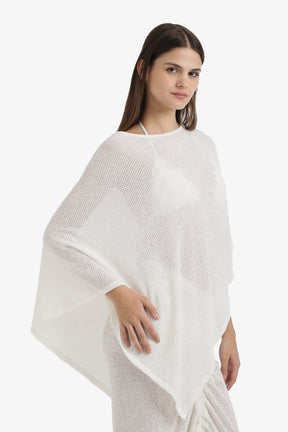 Asymmetrical Beach Poncho