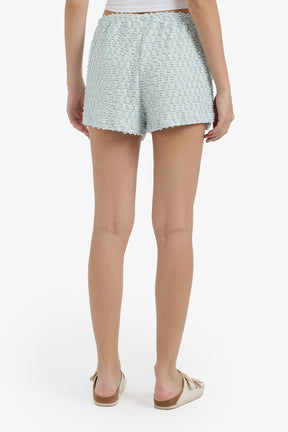 Self patterned Beach Shorts