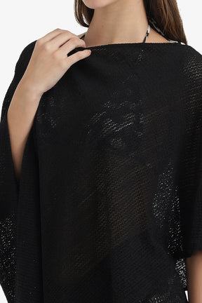 Asymmetrical Beach Poncho