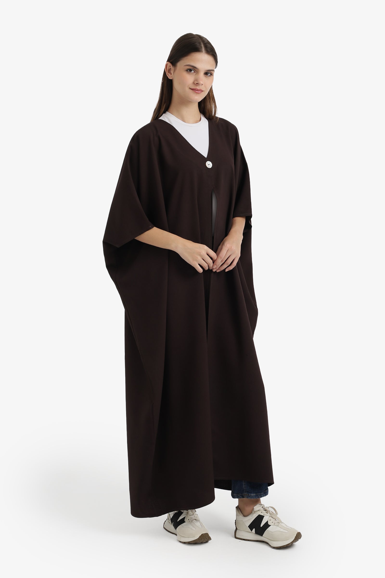 Split-Front Maxi Abaya