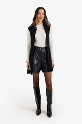 Ribbed Knitted Vest