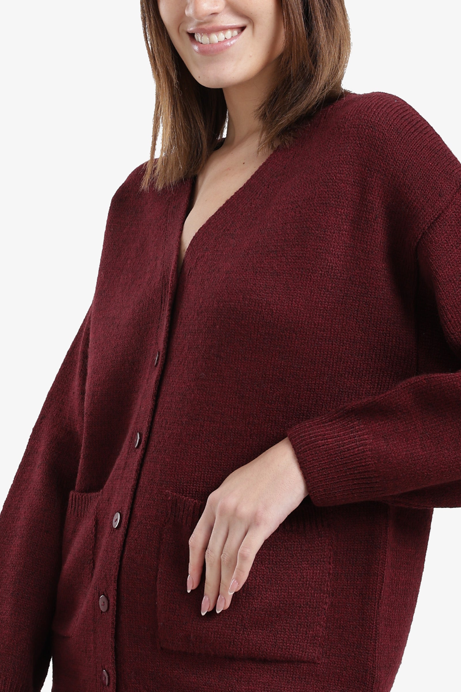 Cardigan with Front Pockets
