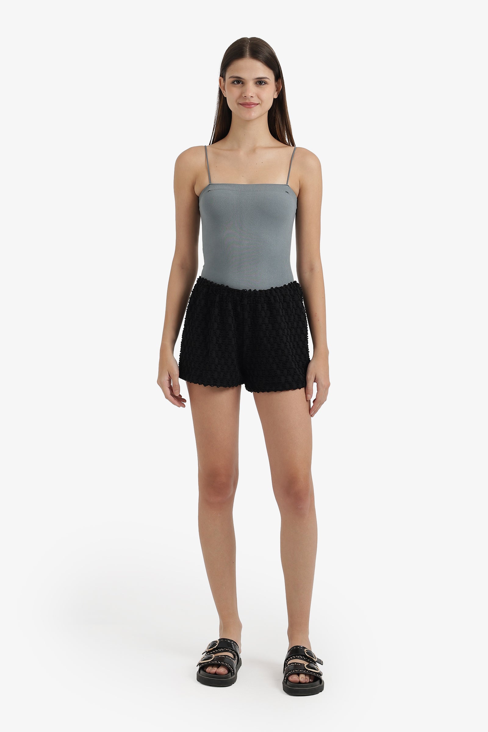 Self patterned Beach Shorts