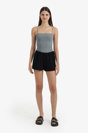 Self patterned Beach Shorts