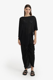 Asymmetrical Beach Poncho