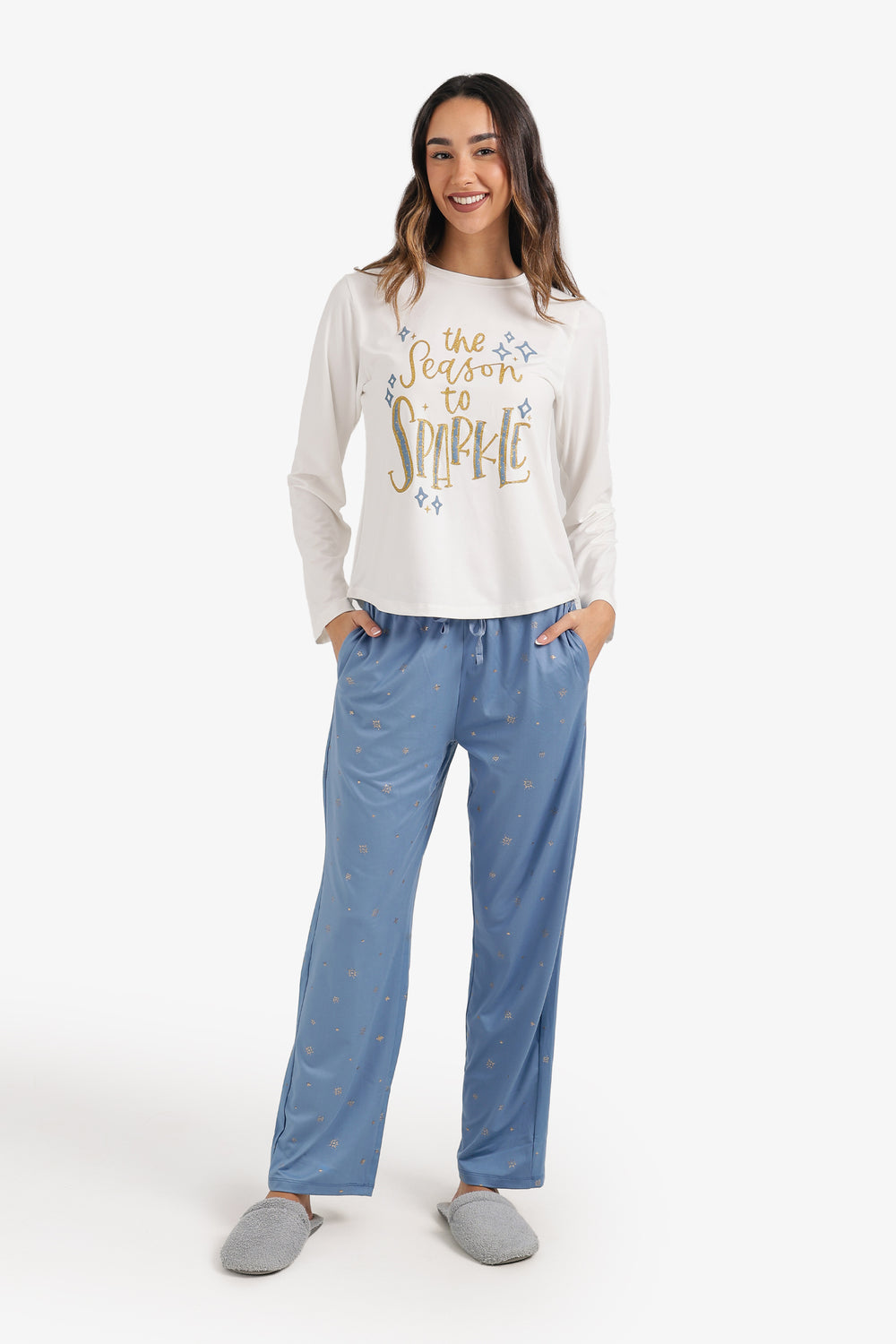 Sparkly Print Pyjama Set